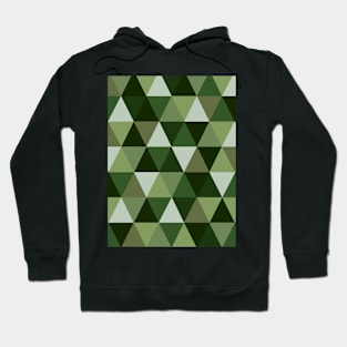 Green Geometric Camo Hoodie